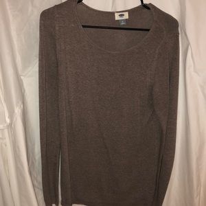 Brown v neck sweater | Old Navy | Size: M